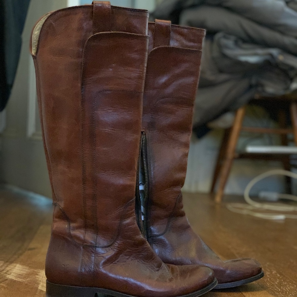Gently used FRYE riding boots